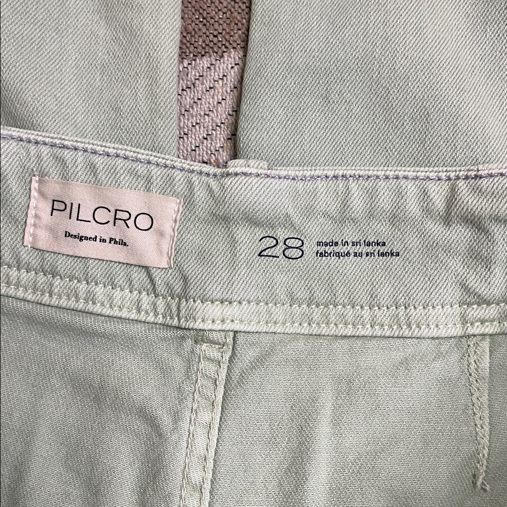 Anthropologie Pilcro Eventide High Rise Wide Leg Chino Trouser Pants, size 28 - Picture 4 of 16